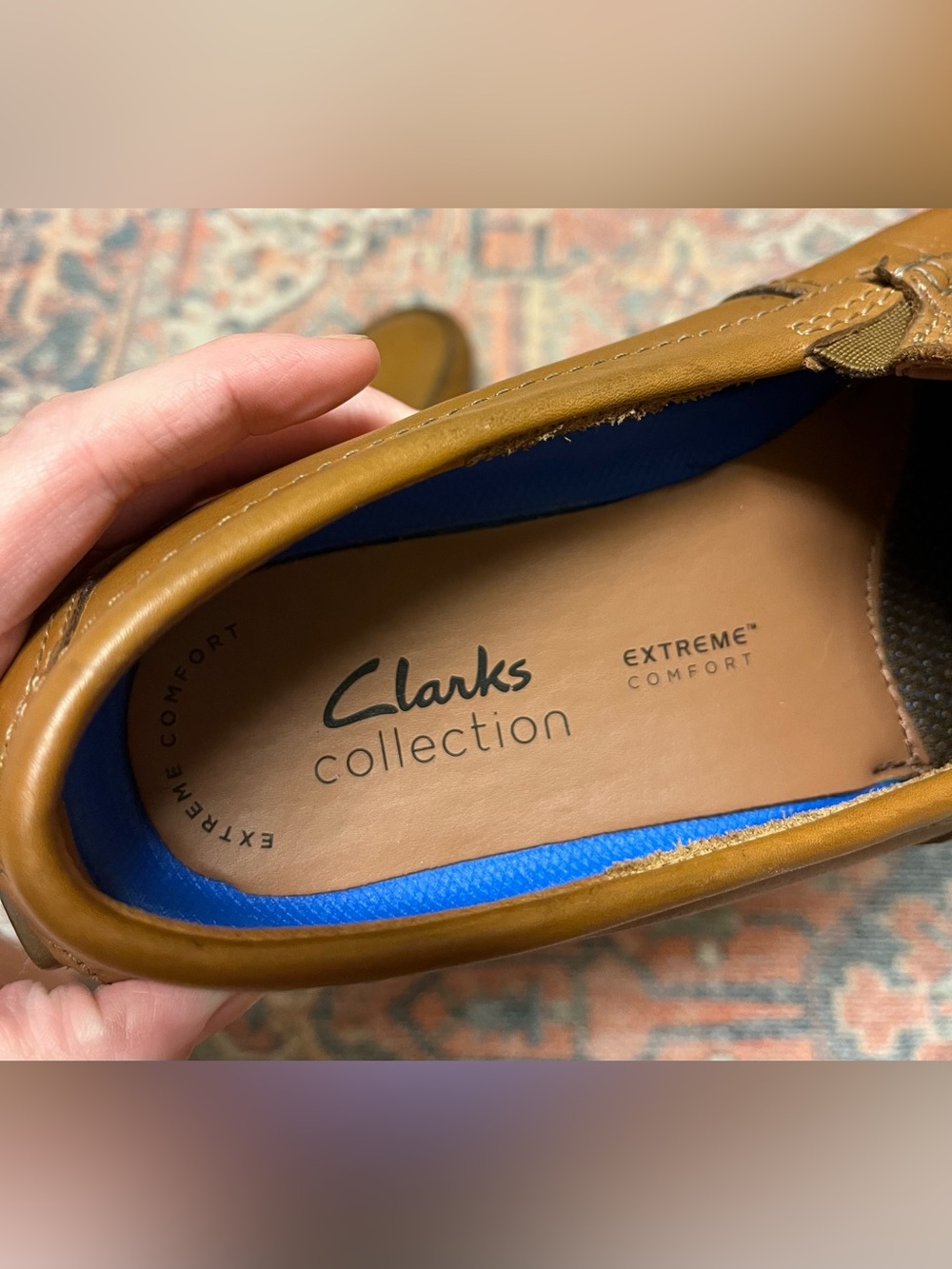 Clarks Men’s Markman Plain Leather Loafers - Picture 11 of 11